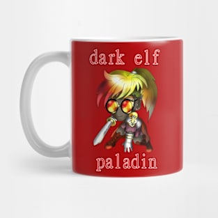 chibi dark elf paladin Mug